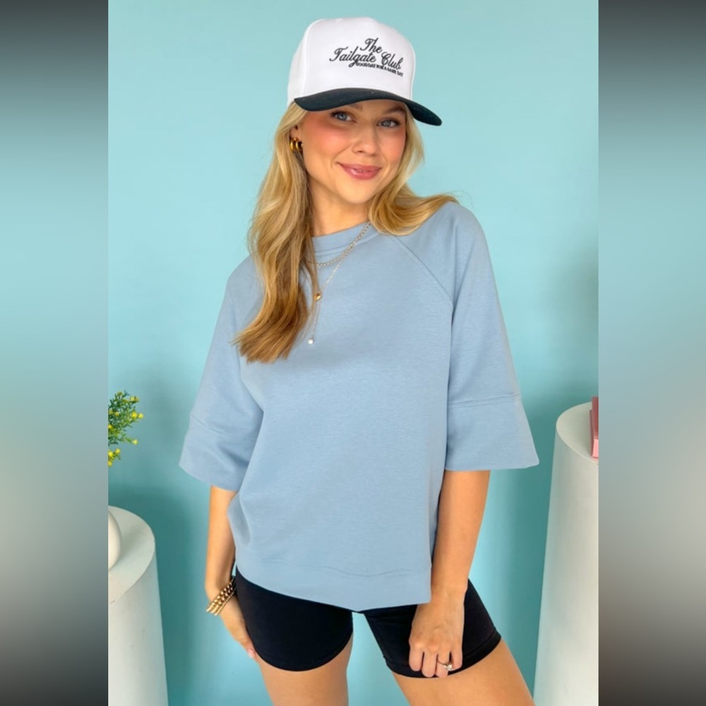 Dusty Blue Top
